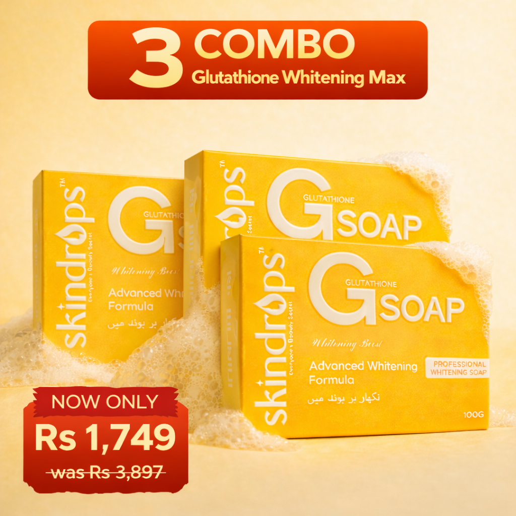 Glutathione Whitening Soap 3x Combo Deal