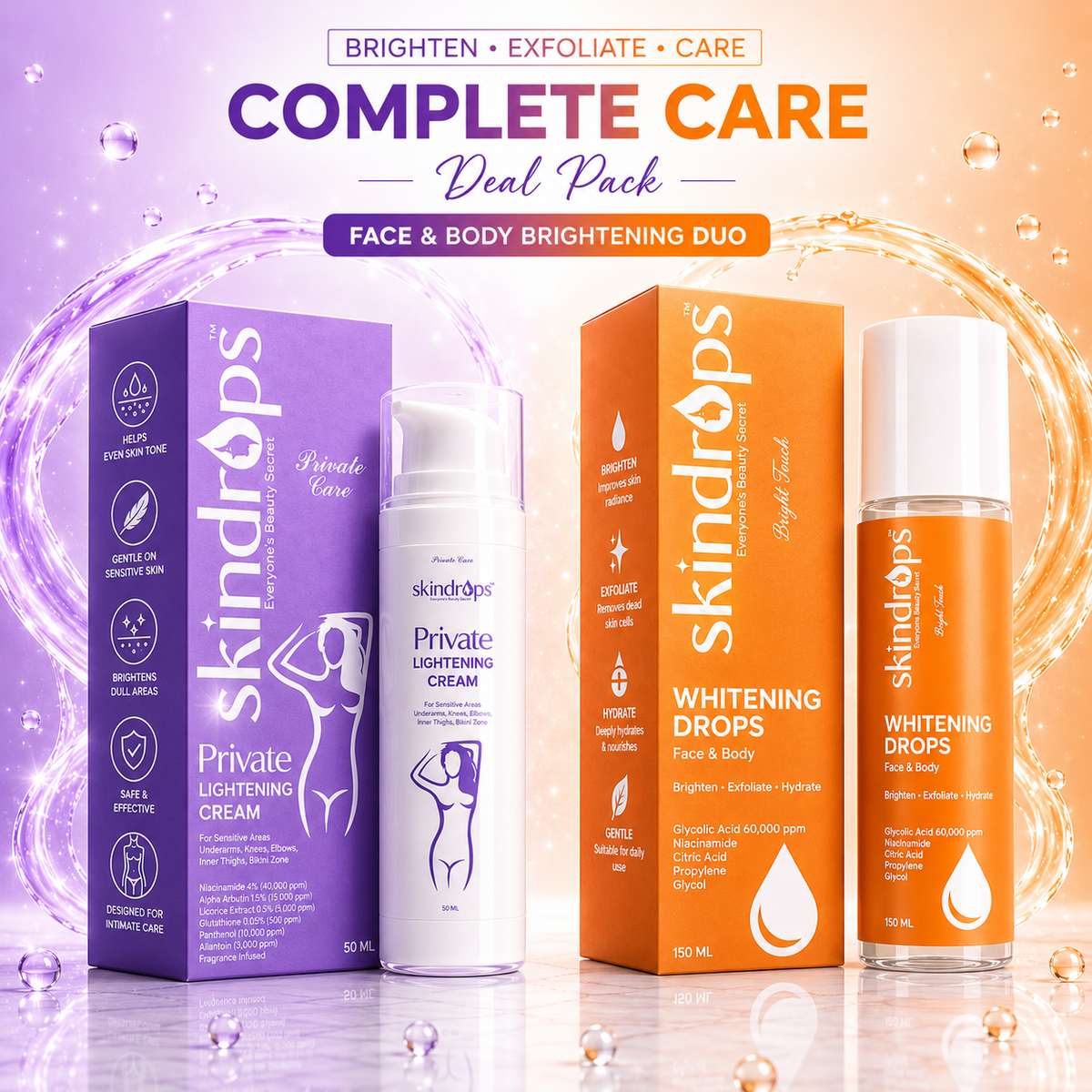 Private Parts Lightening Cream + Whitening Drops