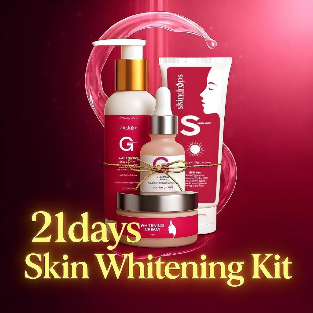 ✨ 21 Day Skin Whitening Kit – 4 in 1