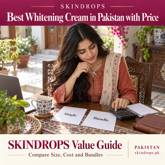 best whitening cream in pakistan with price: SKINDROPS Value Guide — SKINDROPS skincare guide in Pakistan