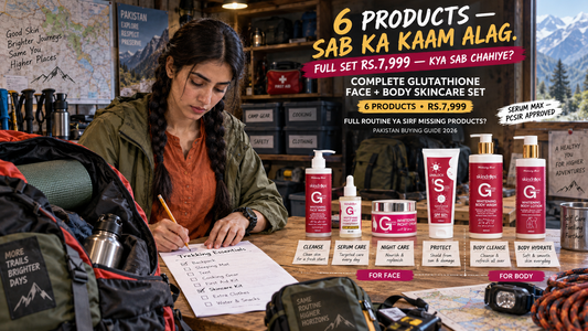 Complete Glutathione Face & Body Skincare Set Price in Pakistan – Is Rs.7,999 Worth It?