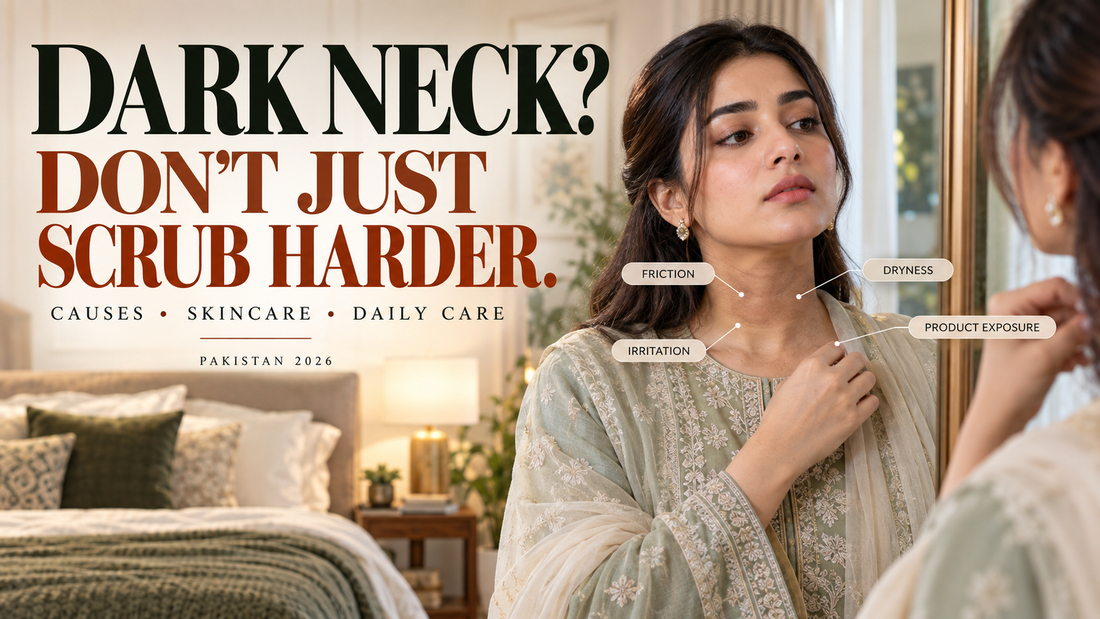 Dark Neck in Pakistan 2026 – Causes, Skincare & What You Can Do