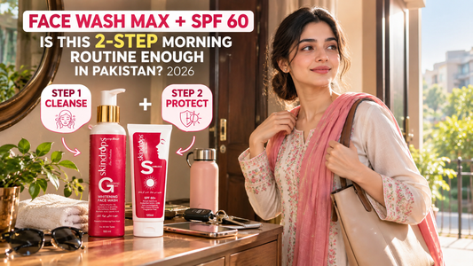 Face Wash MAX + SPF 60 – Is This 2-Step Morning Routine Enough in Pakistan? 2026