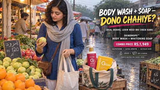 Glutathione Body Wash + Whitening Soap Combo Price in Pakistan – Buying Guide 2026