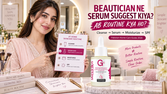 Beautician Recommended Home-Care Routine: Glutathione Serum Kaise Use Karein? Pakistan 2026