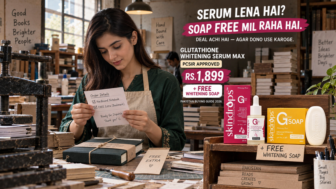 Glutathione Serum MAX + FREE Whitening Soap Price in Pakistan – Buying Guide 2026