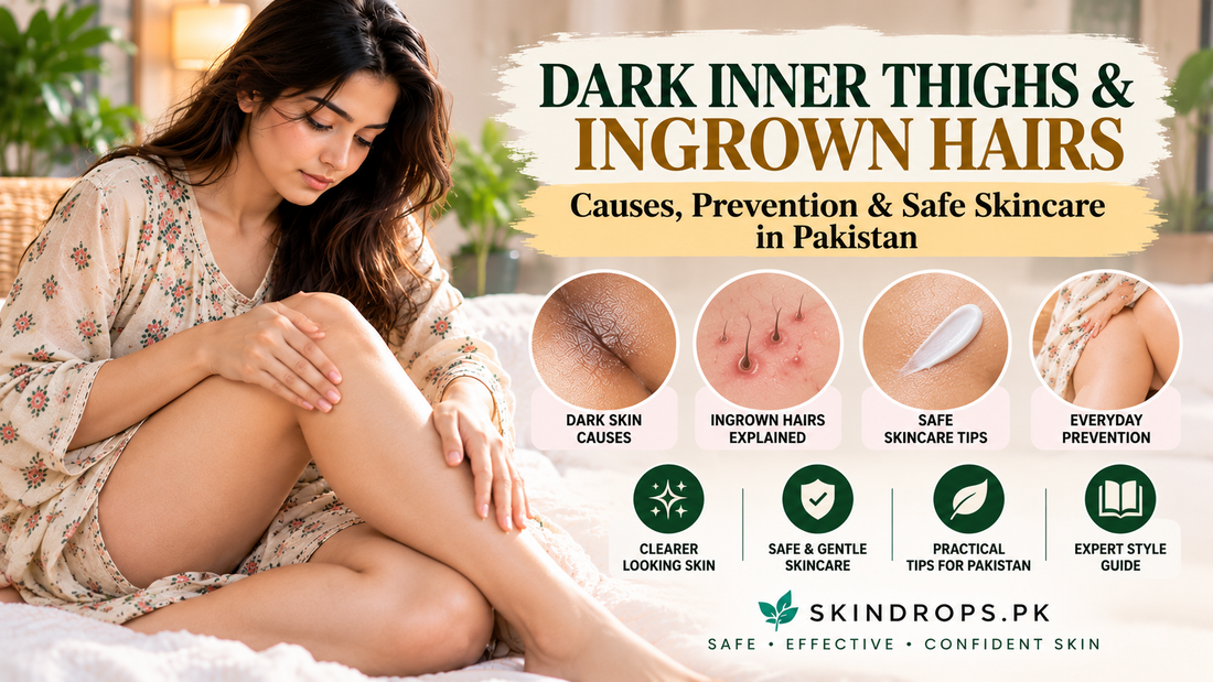 Dark inner thighs and ingrown hairs in Pakistan — prevention and safe skincare