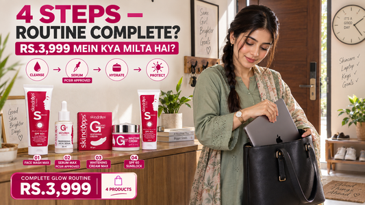 SKINDROPS Complete Glow Routine Price in Pakistan – Is the Rs.3,999 4-Step Combo Worth It?
