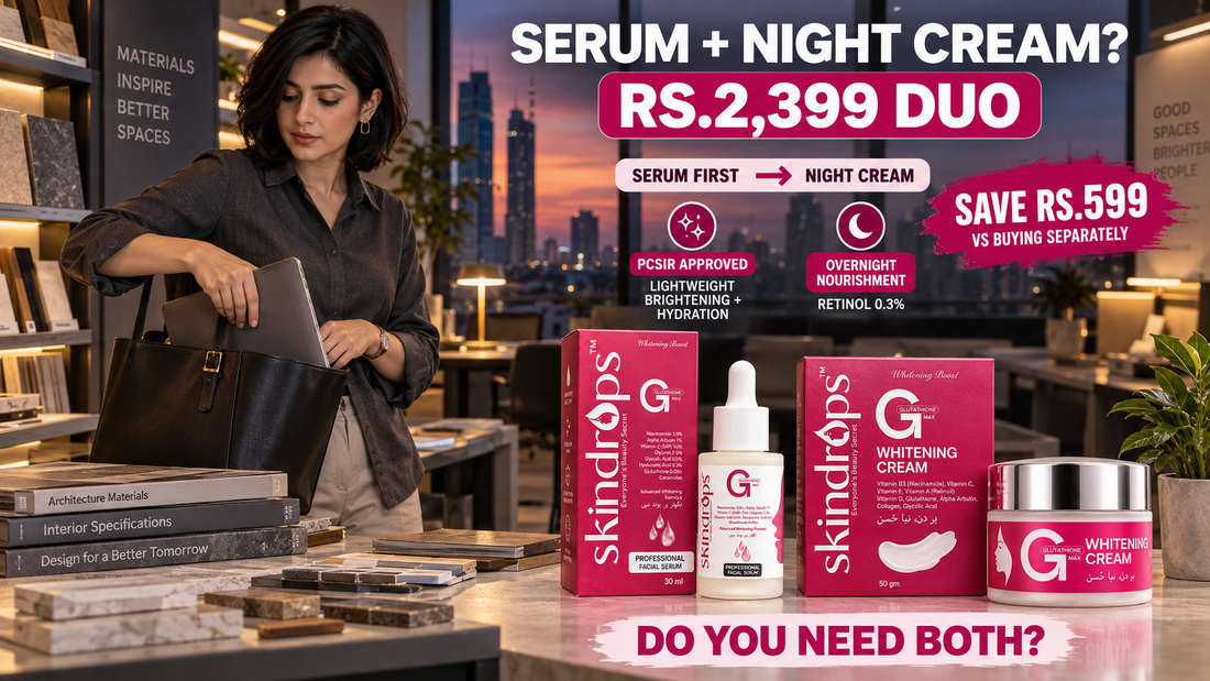 SKINDROPS Serum MAX + Night Cream MAX Price in Pakistan – Is the Rs.2,399 Duo Worth Buying?