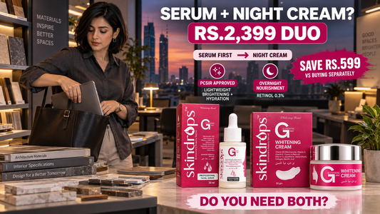 SKINDROPS Serum MAX + Night Cream MAX Price in Pakistan – Is the Rs.2,399 Duo Worth Buying?