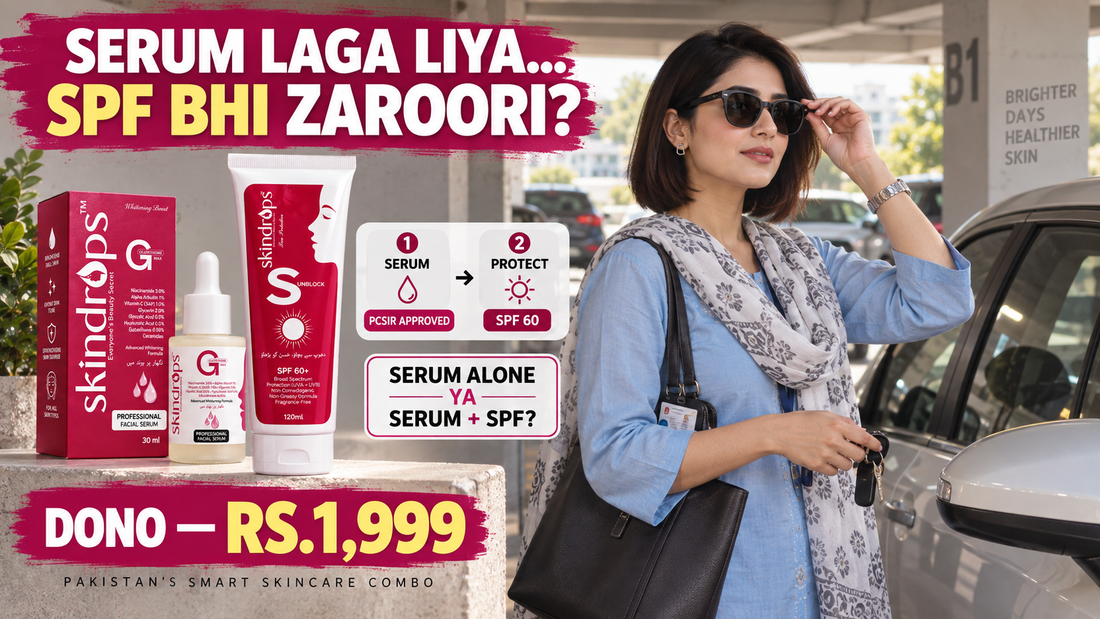 SKINDROPS Serum MAX + SPF 60 Price in Pakistan – Should You Buy Both for Rs.1,999?
