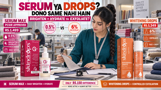 SKINDROPS Serum MAX vs Whitening Drops – Daily Brightening Serum or Glycolic Acid 6%: Which Should You Buy?