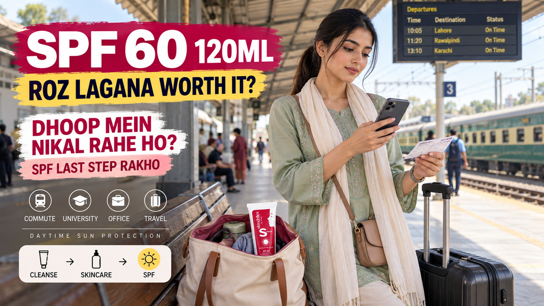 SKINDROPS SPF 60 120ML Price in Pakistan – Is It Worth Buying for Daily Sun Protection?