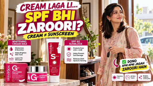 Whitening Cream MAX + SPF 60 – Do You Need Both in Your Morning Routine? Pakistan 2026
