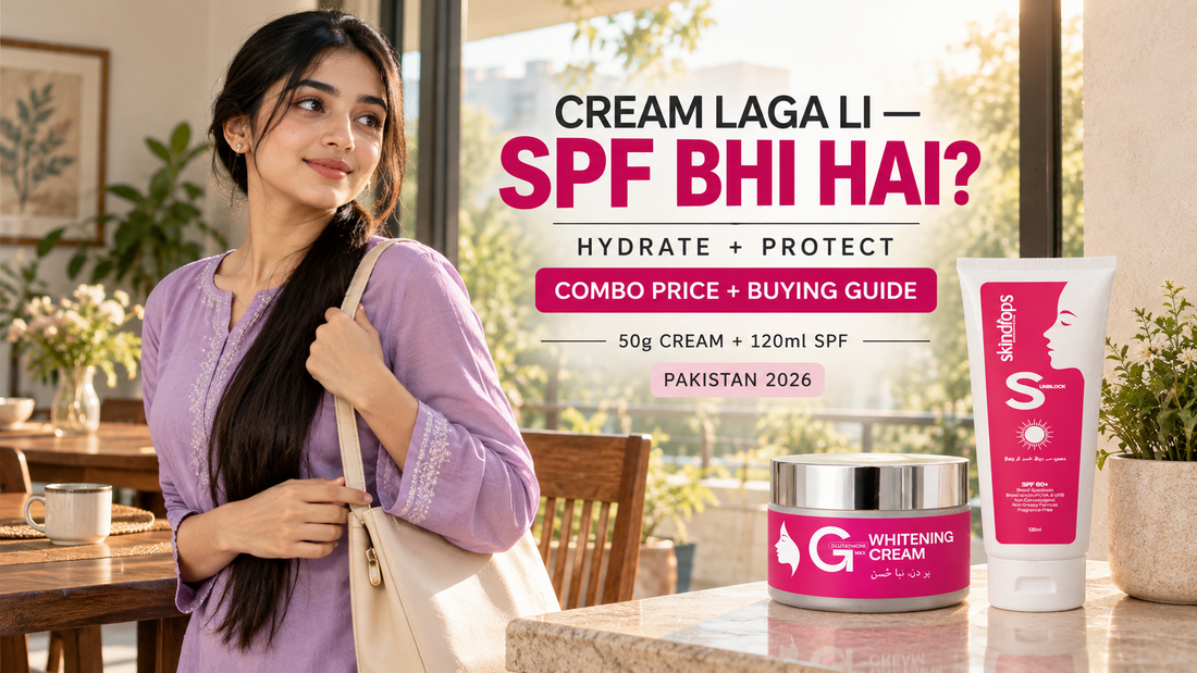 Whitening Cream + SPF 60 Sunblock Combo Price in Pakistan – Buying Guide 2026
