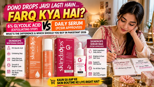 Whitening Drops vs Serum MAX – What’s the Difference & Which Should You Buy in Pakistan? 2026