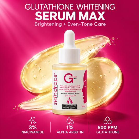 Glutathione Whitening Serum MAX (PCSIR APPROVED)