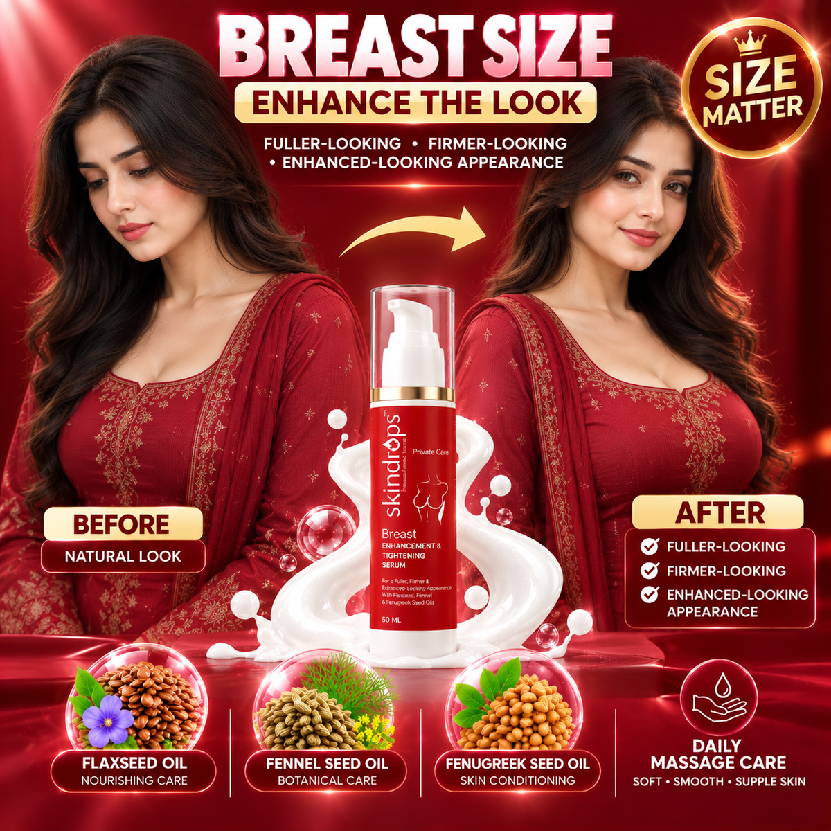 Breast Enhancement & Tightening Serum – 50ML