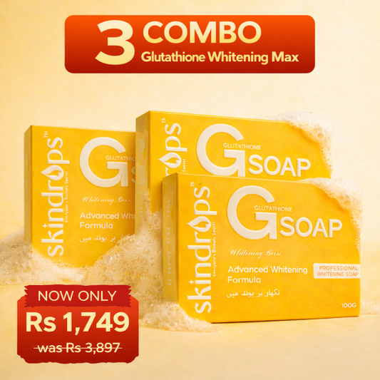 Glutathione Whitening Soap 3x Combo Deal