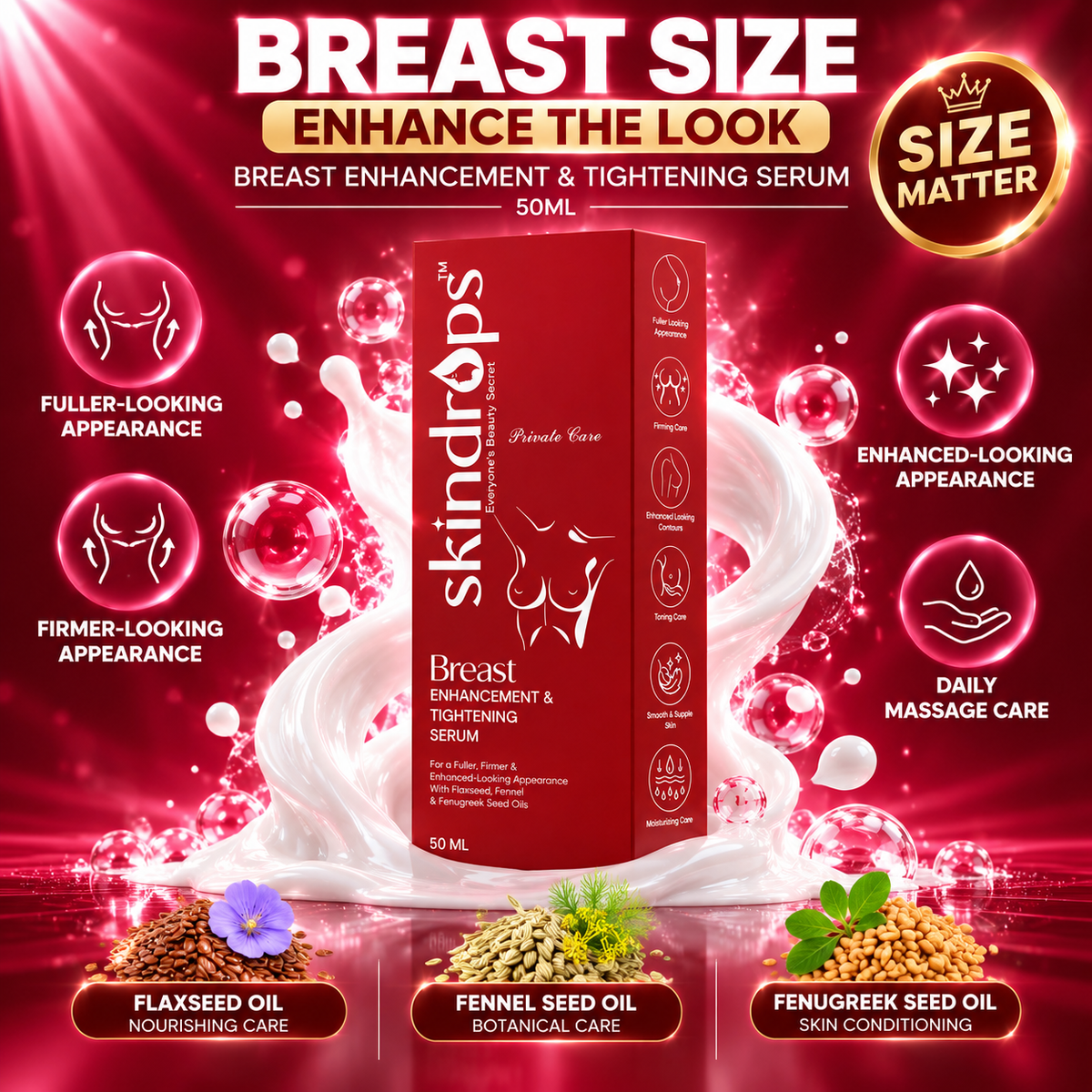 Breast Enhancement & Tightening Serum – 50ML