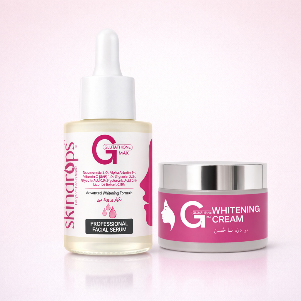 Glutathione Serum + Night Cream Combo – 14 Din Mein 100% Glow Trick
