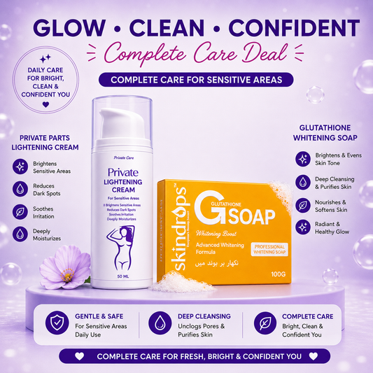 Private Parts Lightening Cream + Whitening Soap Combo